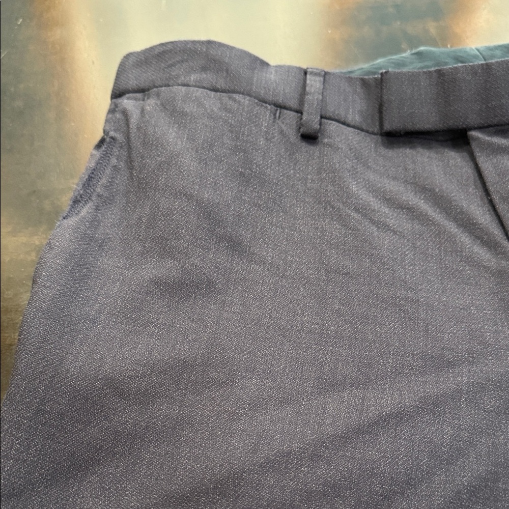Banana Republic Charcoal Blue Modern Slim Fit Trousers 32x30 (29 length)